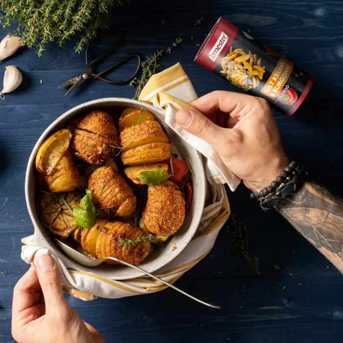 sült krumpli és burgonya fűszersó