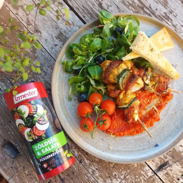 zöldség és saláta fűszerkeverék