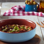 Cukkinis-fetás frittata