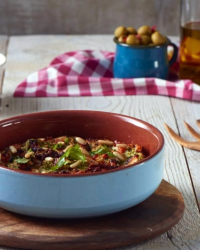 Cukkinis-fetás frittata