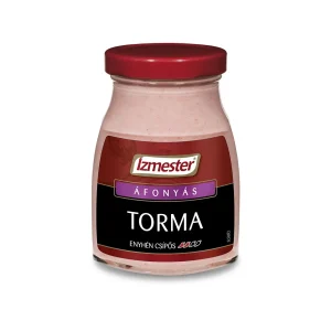 Áfonyás torma üveges termék