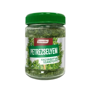 Fagyasztva szárított liofilizált fűszer, petrezselyem üvegben