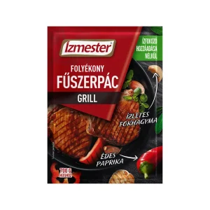 Grill folyékony fűszerpác sertés és más húsok grillezéséhez tasakban