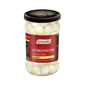 Gyöngyhagyma savanyúság üveges kiszerelésben