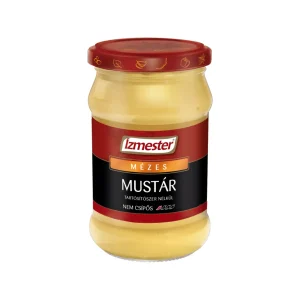 Mézes mustár üveges kiszerelésben