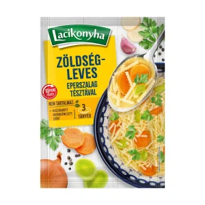 Lacikonyha Zöldségleves eperszalagtésztával házias kényelmi leves tasakban