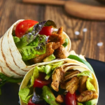 Csirkés tortilla avokádóval