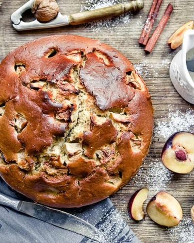 Fahéjas-almás sütemény