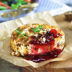 Grill camambert áfonyával