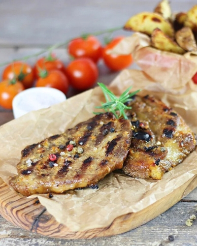 Mustáros grillezett sertéslapocka