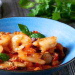 Pikáns koktélrák chorizo kolbásszal